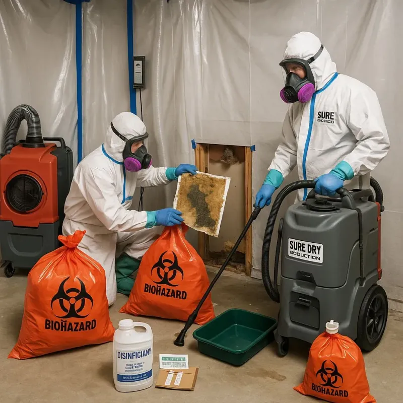 Contaminated Water Handling Protocols process in South Portland Gardens, ME